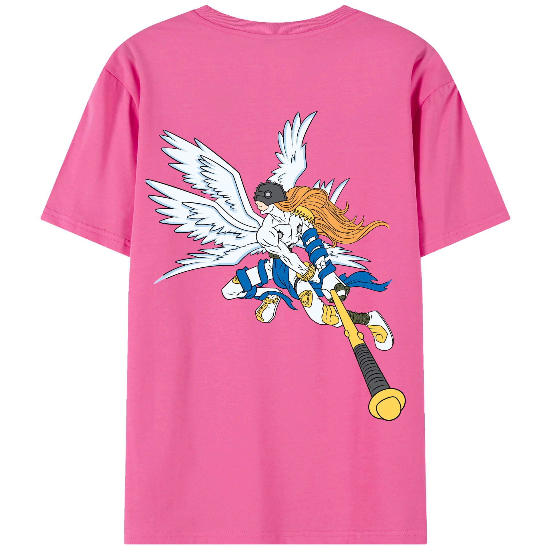 （画像用） Digimon デジタルモンスター/デジモン レディース半袖Tシャツ(バックプリント)